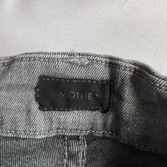 MOTHER | The Pixie - Supermoon - Grey Cropped Skinny Jeans Women’s Size 30 - Picture 7 of 9